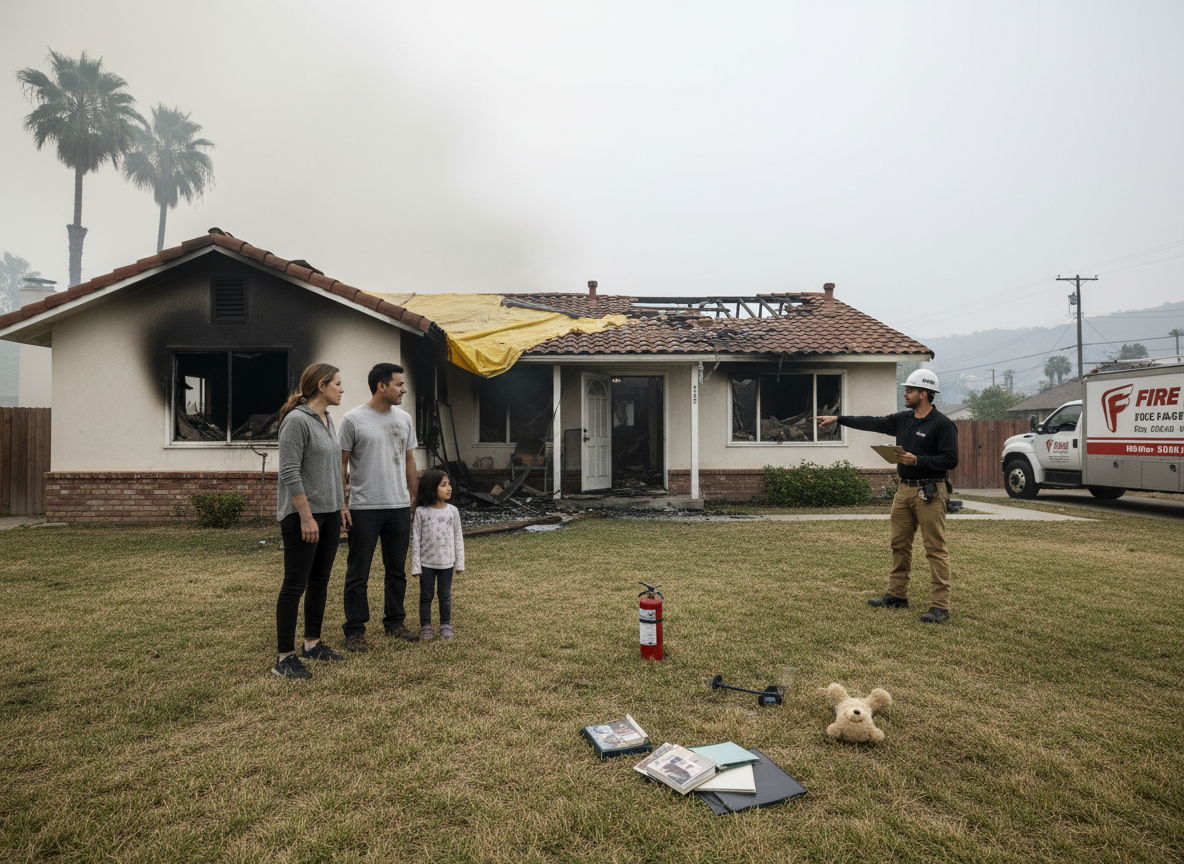 Fire Damage Restoration in Universal City