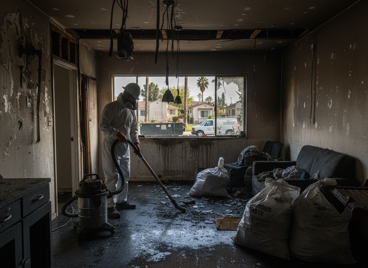 Fire Damage Restoration Valley Village in Van Nuys, CA 91405