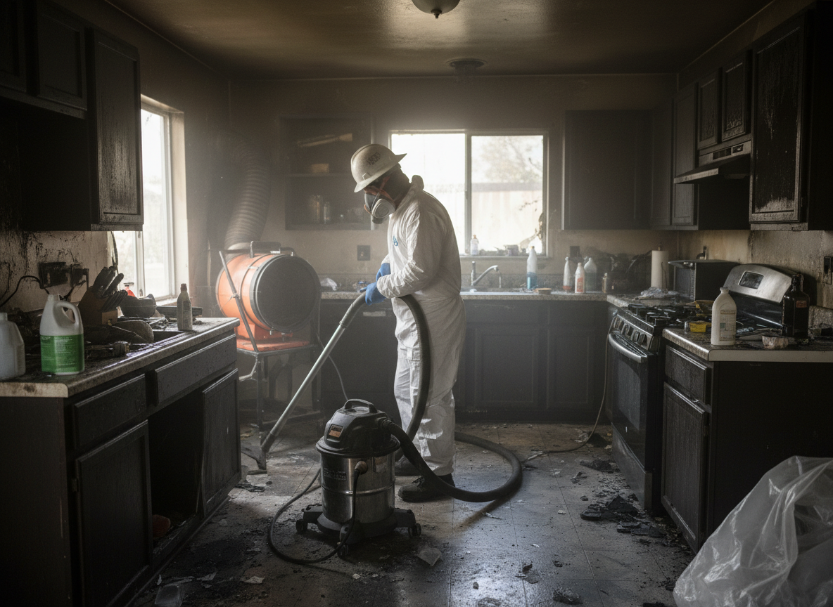 Fire damage restoration near me in Valley Village