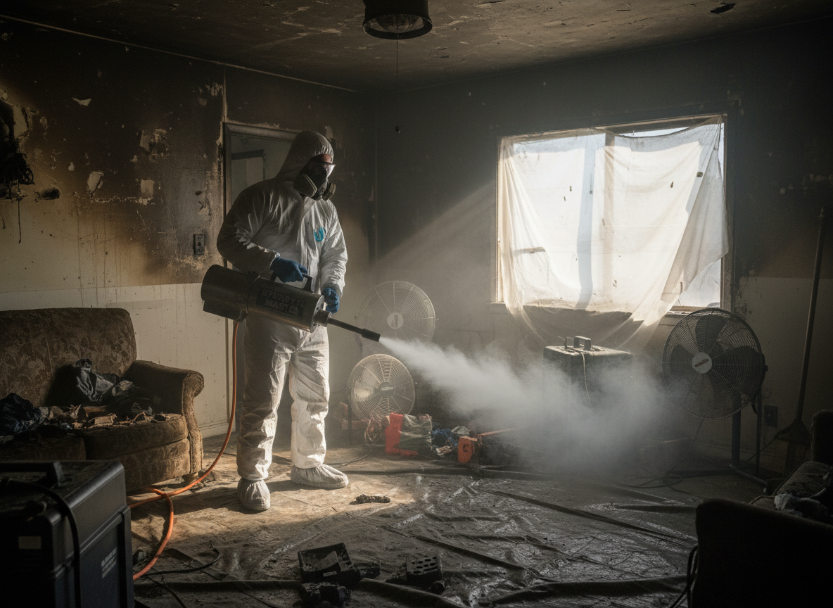 Odor removal after fire in Valley Village