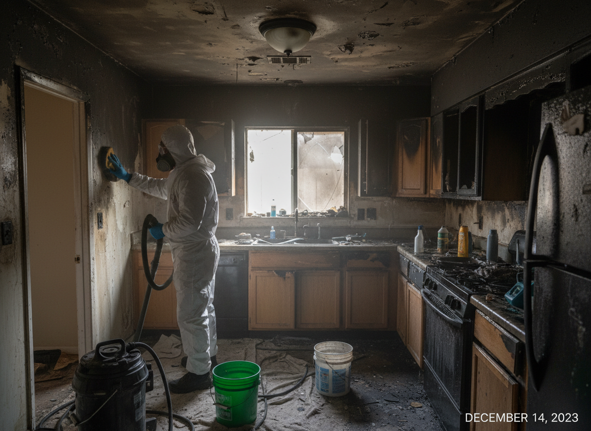 Smoke damage restoration in Valley Village