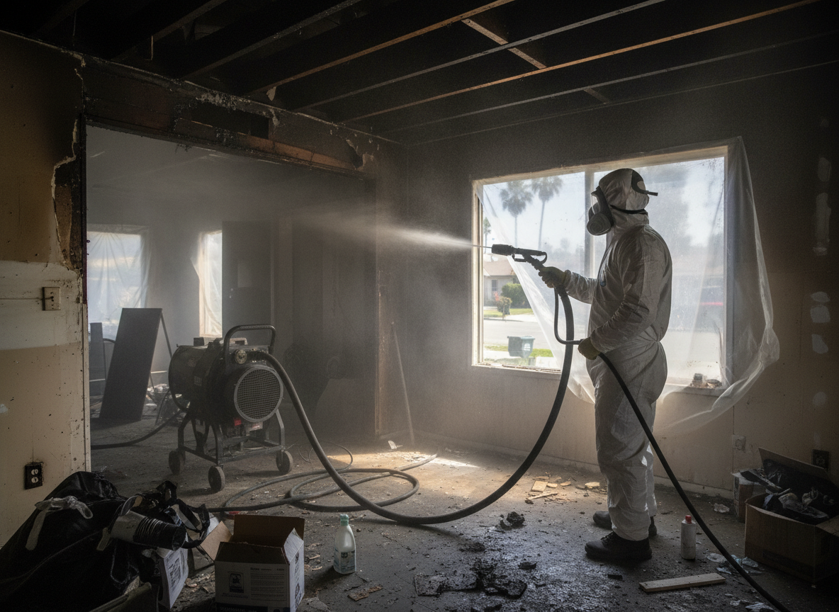 Fire Damage Restoration in Burbank