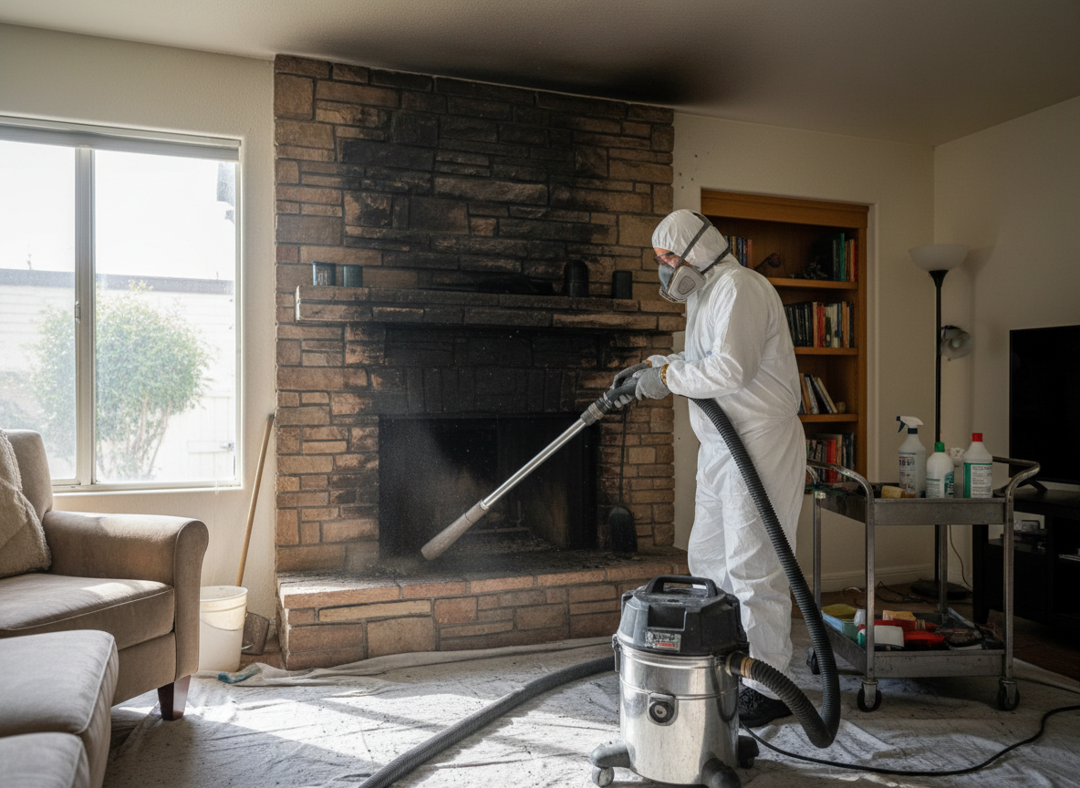 Soot removal in Valley Village